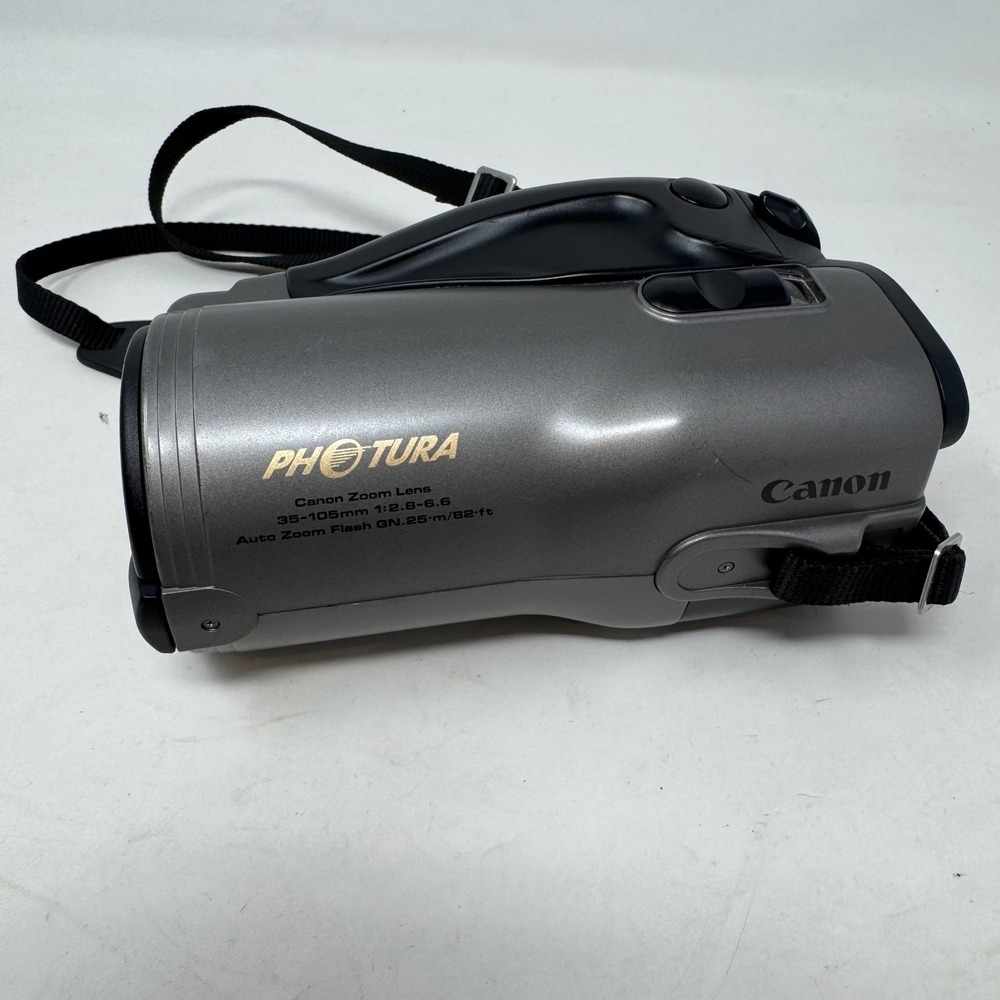 Canon Photura 35mm Film Camera 35-105mm Zoom Lens Point and Shoot As READ Descr.